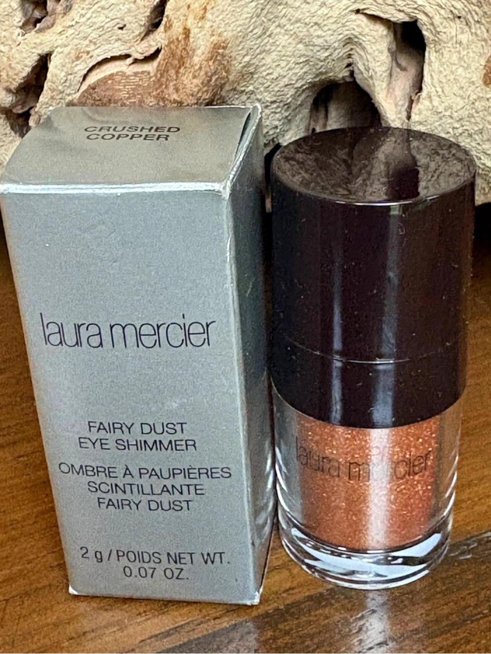 Laura Mercier Fairy Dust Eye Shimmer Loose Powder Shimmer Copper 0.07 oz NEW